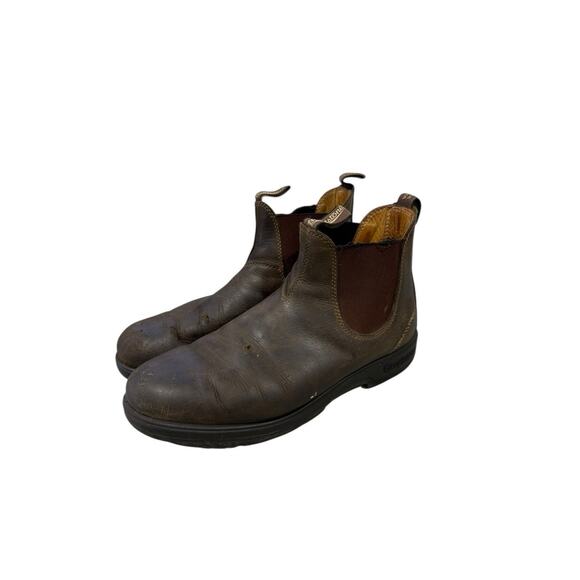 Blundstone Classic Chelsea Brown Leather Boots Men’s Size 10 READ - Picture 1 of 11